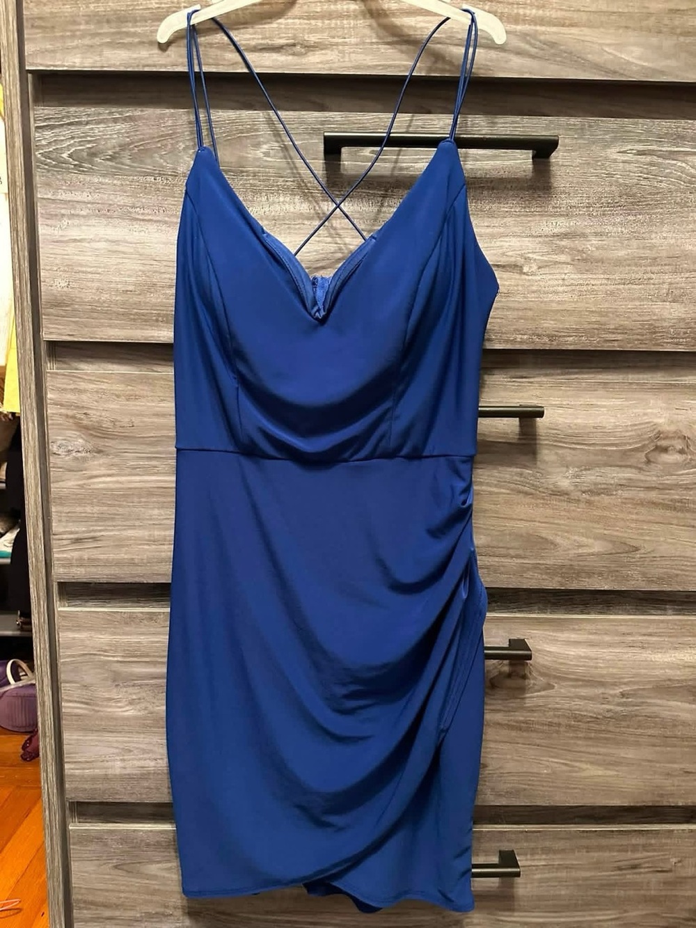 B. Darlin Royal Blue Spaghetti Strap Dress